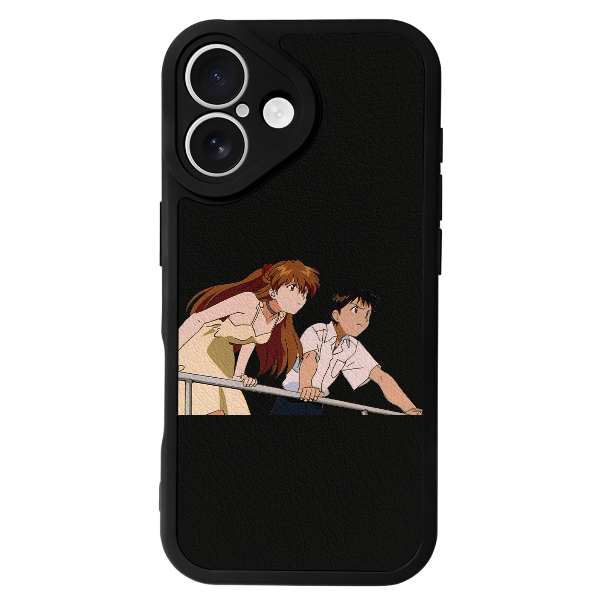 （画像用） EVA 新世紀エヴァンゲリオン 【iPhone 16シリーズ対応】シリコンスマホケース（レザー調） 材質：シリコン
